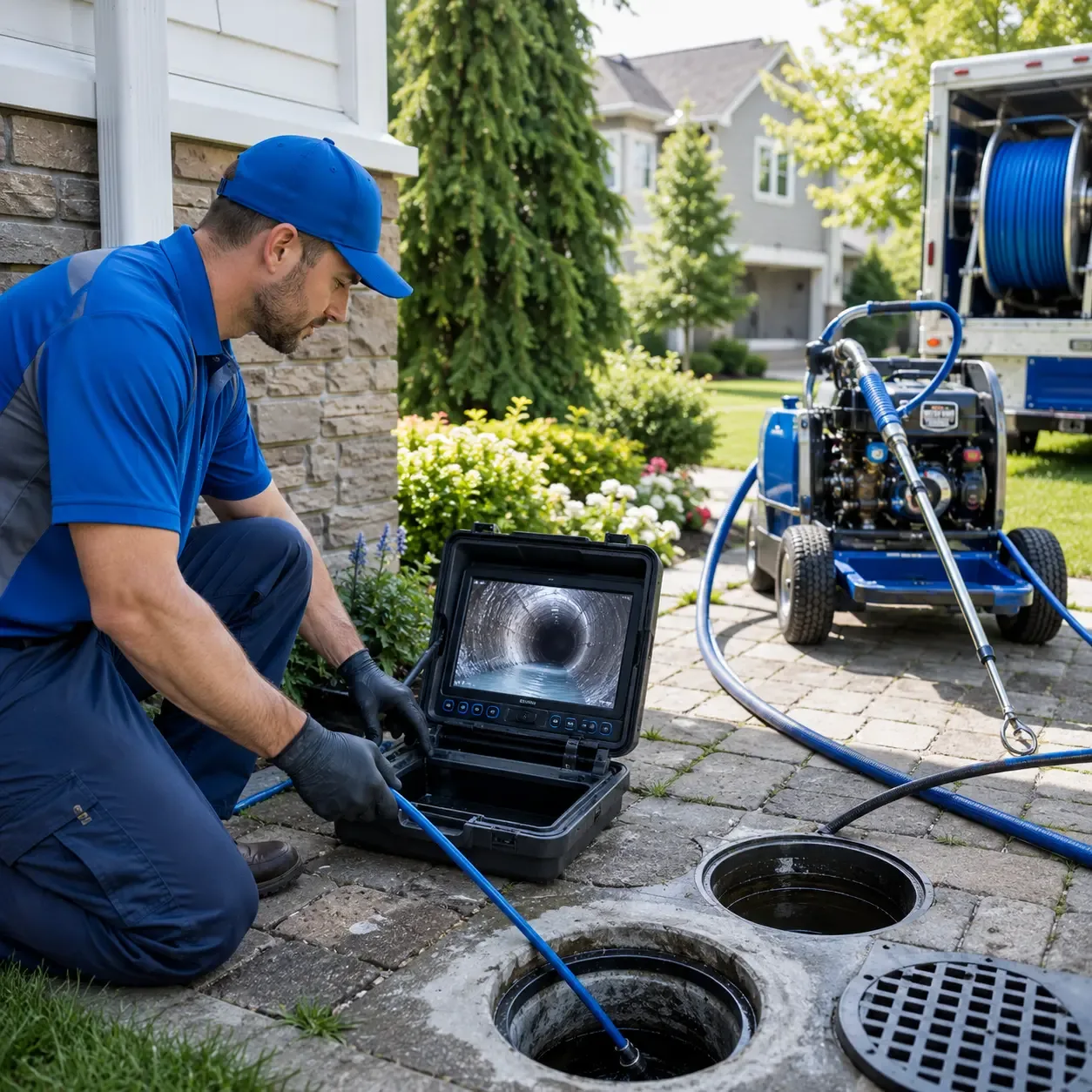 Outdoor drain cleaning professionals serving Candor, NC